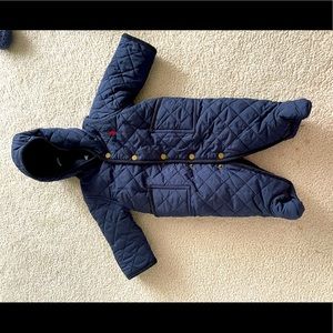 Ralph Lauren quilted baby bunting